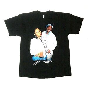 Tupac and Selena T-Shirt Large